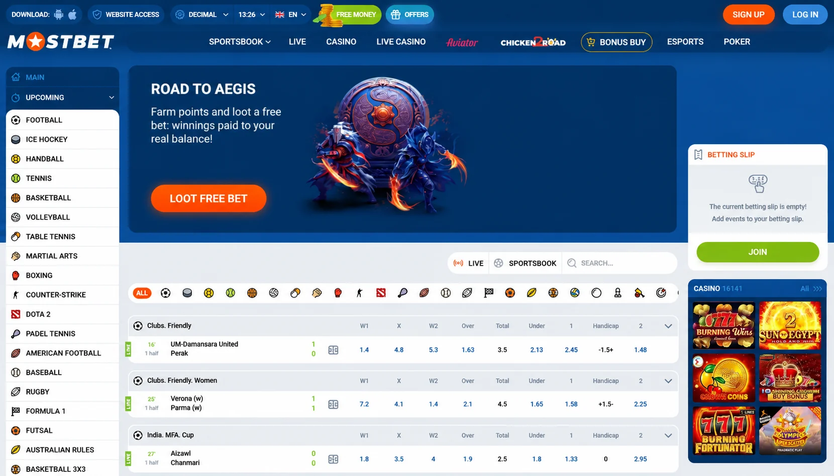 What works and what doesn't on Mostbet