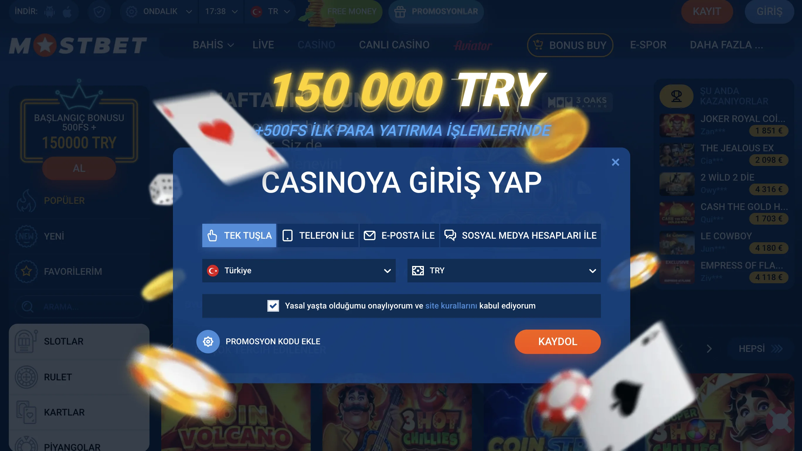 Mostbet hoş geldin bonusu ve ilk depozito avantajları